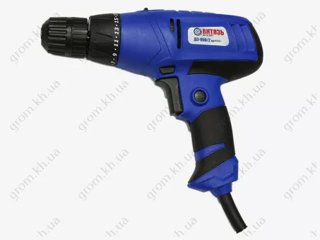 Фото 1- Шуруповерт сетевой Витязь ДЭ-950/2 Проф 2-х скоростной