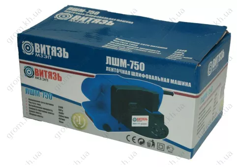 Фото 1- Ленточная шлифмашина Витязь ЛШМ-750