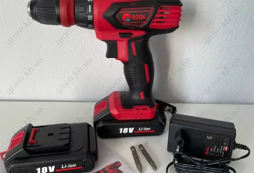 Фото 1- Шуруповерт аккумуляторный Edon AD-18CUN