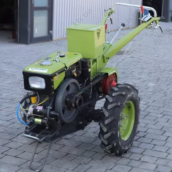 Фото 1- Мотоблок дизельный Forte МД-81Е 8 л.с. Зеленый (без плуга)