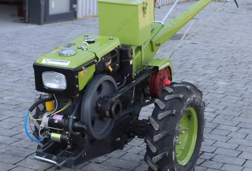 Фото 1- Мотоблок дизельный Forte МД-81Е 8 л.с. Зеленый (без плуга)