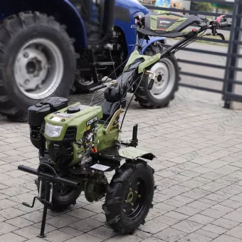 Фото 1- Мотоблок бензиновий Forte 1050G LUX 7 л. Зелений