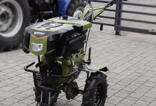 Фото 1- Мотоблок дизельный Forte 1050G LUX 6,5 л.с. Зеленый