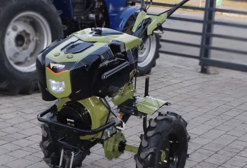 Фото 1- Мотоблок дизельный Forte 1350G LUX 9 л.с. Зеленый