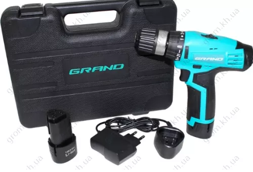 Фото 1- Дрель аккумуляторная Grand ДА-12 Li-ion