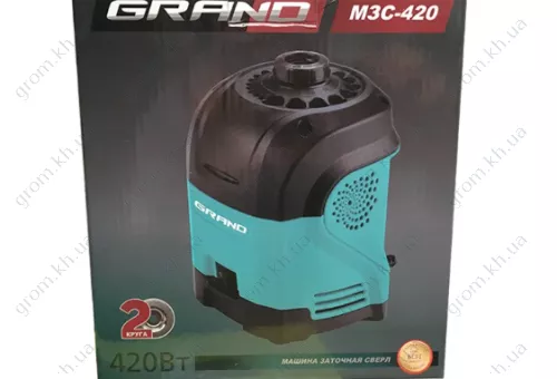 Фото 1- Станок для заточки сверл Grand МЗС-420 (сверла 3-12 мм)