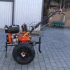 Фото 3 - Культиватор дизельний Forte 1350E 9 л. Помаранчевий