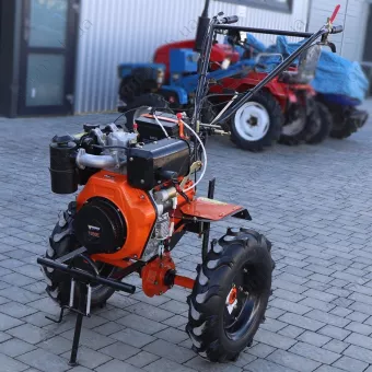 Фото 1- Культиватор дизельний Forte 1350E 9 л. Помаранчевий