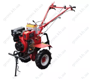 Фото 1- Культиватор дизельный Forte 1350E 9 л.с. Красный