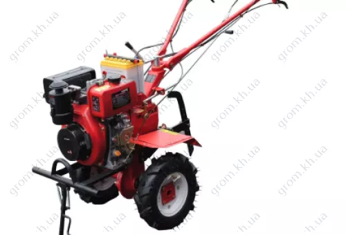 Фото 1- Культиватор дизельный Forte 1350E 9 л.с. Красный