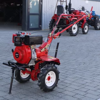 Фото 1- Культиватор дизельный Forte 1050 6.5 л.с. 4.00-8 Красный