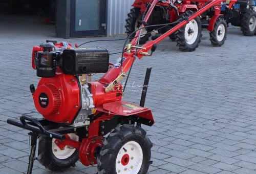 Фото 1- Культиватор дизельний Forte 1050 6.5 к.с. 4.00-10 Червоний