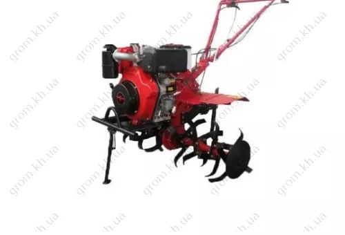 Фото 1- Культиватор дизельный Forte 1050E 6.5 л.с. Красный
