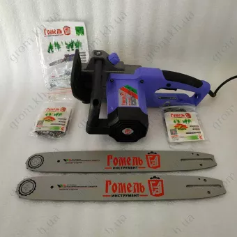 Фото 1- Электропила Гомель ПЦ-2800 (2 шины, 2 цепи)