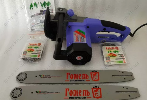 Фото 1- Електропила Гомель ПЦ-2800 (2 шини, 2 ланцюги)