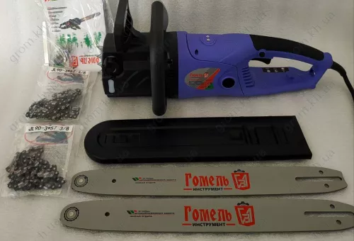 Фото 1- Электропила Гомель ПЦ-2900 (2 шины, 2 цепи)