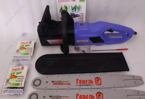 Фото 1- Електропила Гомель ПЦ-2850 (2 шини, 2 ланцюги)