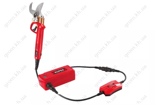 Фото 1- Ножницы садовые аккумуляторные Rupez ES-40 Li (профессиональные, рез до 45 мм)