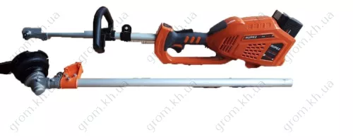 Фото 1- Акумуляторна коса Rupez RST-40Li БЕЗ АКБ та зарядним пристроєм (1 ніж 3Т, 1 котушка, ремінь, рюкзак)