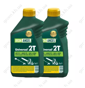 Фото 1- Масло Iron Angel 2T Master Synt 1 л.
