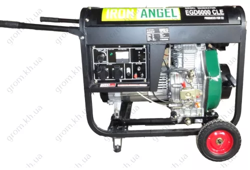 Фото 1- Генератор дизельный Iron Angel EGD 6000 CLE