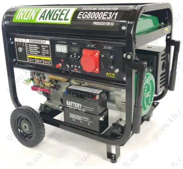 Фото 1- Генератор Iron Angel EG8000Е3/1