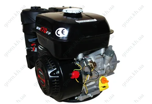 Фото 1- Двигатель бензиновый Weima ВТ170F-S (CL) (центробежное сцепление, вал 20 мм, шпонка)