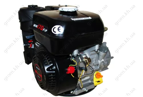 Фото 1- Двигатель бензиновый Weima ВТ170F-S (CL) (центробежное сцепление, вал 20 мм, шпонка)