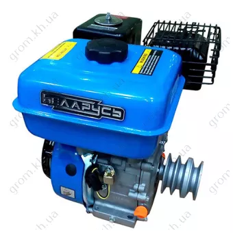Фото 1- Двигун бензиновий Білорусь 170F (7,5 л.с., 3х струмковим шківом та бак 5 літрів)