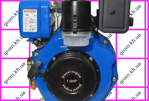 Фото 1- Двигатель дизельный Беларусь 178FЕ (7 л.с., стартер, без шкива)