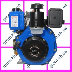 Фото 1- Двигатель дизельный Беларусь 186F (10 л.с. без стартера, без шкива)