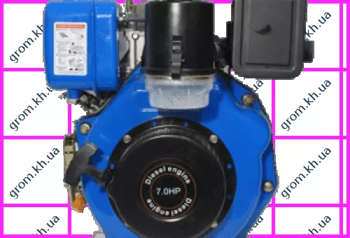 Фото 1- Двигун дизельний Білорусь 186F (10 л.с. без стартера, без шківа)