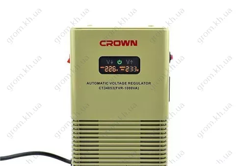 Фото 1- Стабілізатор напруги Crown СТ34054