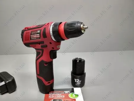 Фото 1- Шуруповерт акумуляторний Іжмаш ICD-12Li S Industrial Line