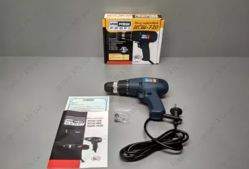 Фото 1- Мережевий шуруповерт Іжмаш ІШ-720 Профі