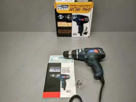 Фото 1- Мережевий шуруповерт Іжмаш ІСШ-960 Профі