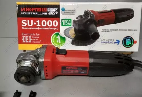 Фото 1- Машина кутова шліфувальна Іжмаш SU-1000 125 мм Industrial Line