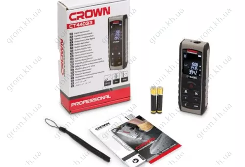 Фото 1- Лазерный дальномер Crown CT44033