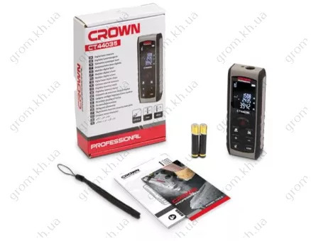 Фото 1- Лазерный дальномер Crown CT44035