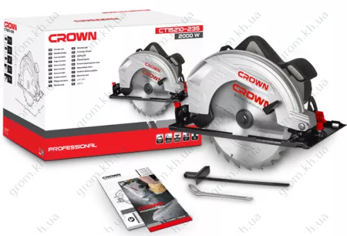 Фото 1- Дисковая пила Crown CT15210-235