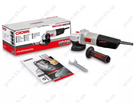 Фото 1- Угловая шлифмашина Crown CT13502-125R