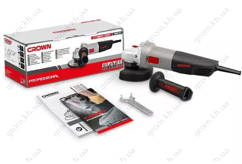 Фото 1- Кутова шліфувальна машина Crown CT13501-125