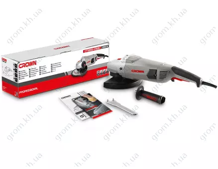 Фото 1- Кутова шліфувальна машина Crown CT13500-230S
