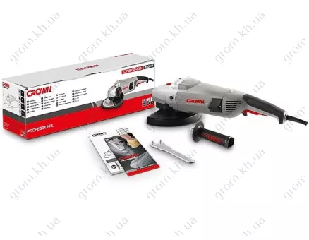 Фото 1- Угловая шлифмашина Crown CT13500-230N