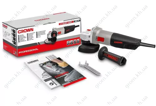 Фото 1- Угловая шлифмашина Crown CT13497-125