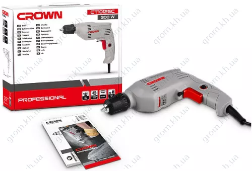 Фото 1- Дрель безударная Crown CT10125C