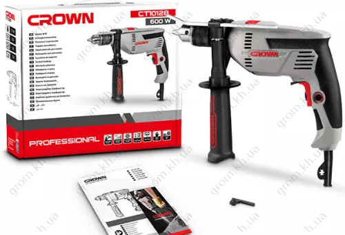 Фото 1- Дриль ударний Crown CT10128