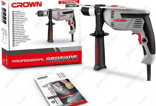 Фото 1- Дриль ударний Crown CT10129С