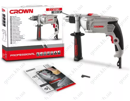 Фото 1- Дриль ударний Crown CT10130