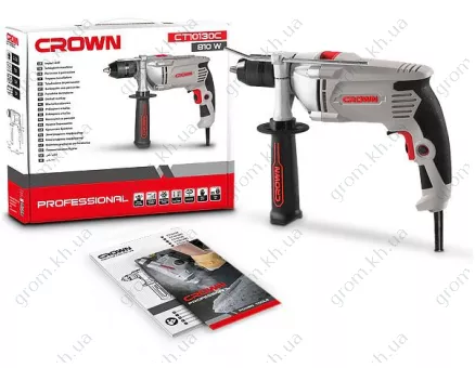 Фото 1- Дриль ударний Crown CT10130C